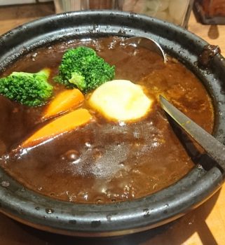 No.025 五反田 Hot Spoonの濃厚牛すじ野菜カレー超激辛は濃厚で美味かった！！