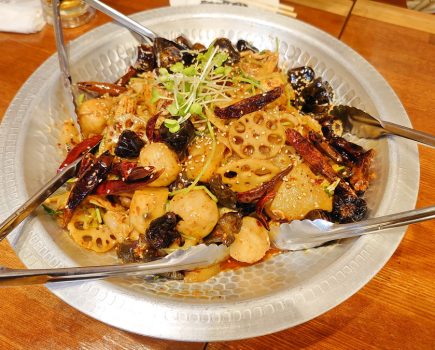 No.218 蒲田の麻辣香鍋（マーラーシャングォ）で食す、激辛汁なし鍋